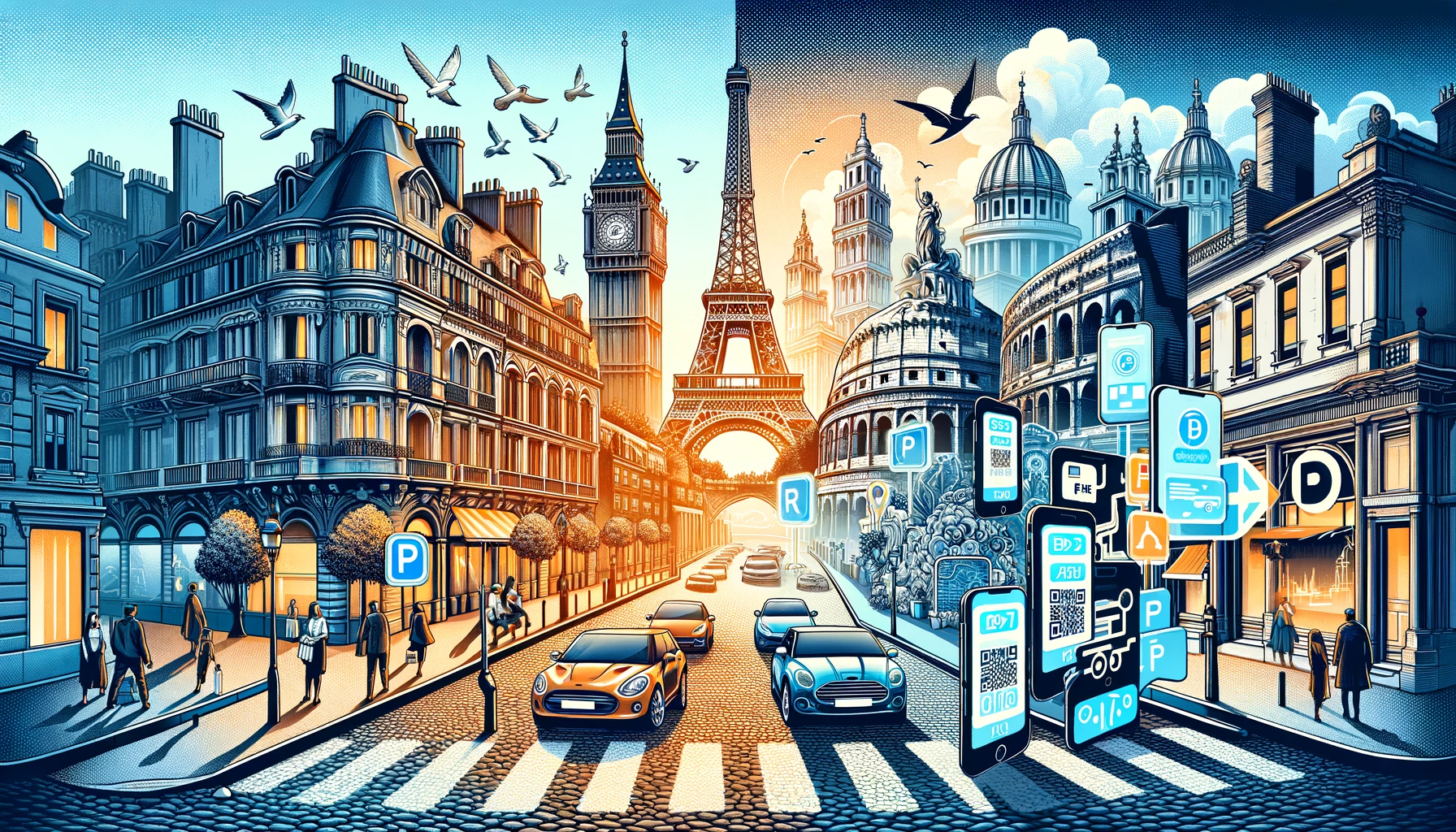 Navegando lo Antiguo con lo Nuevo: La Evolución de las Aplicaciones de Estacionamiento en las Ciudades Históricas de Europa